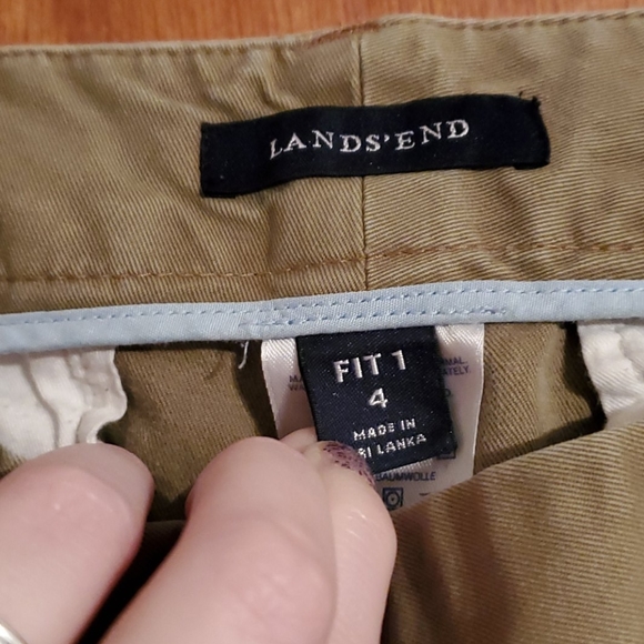 Lands end tan Kakhi pants - Picture 2 of 3